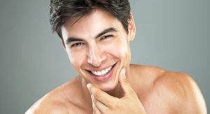Peeling facial para hombres